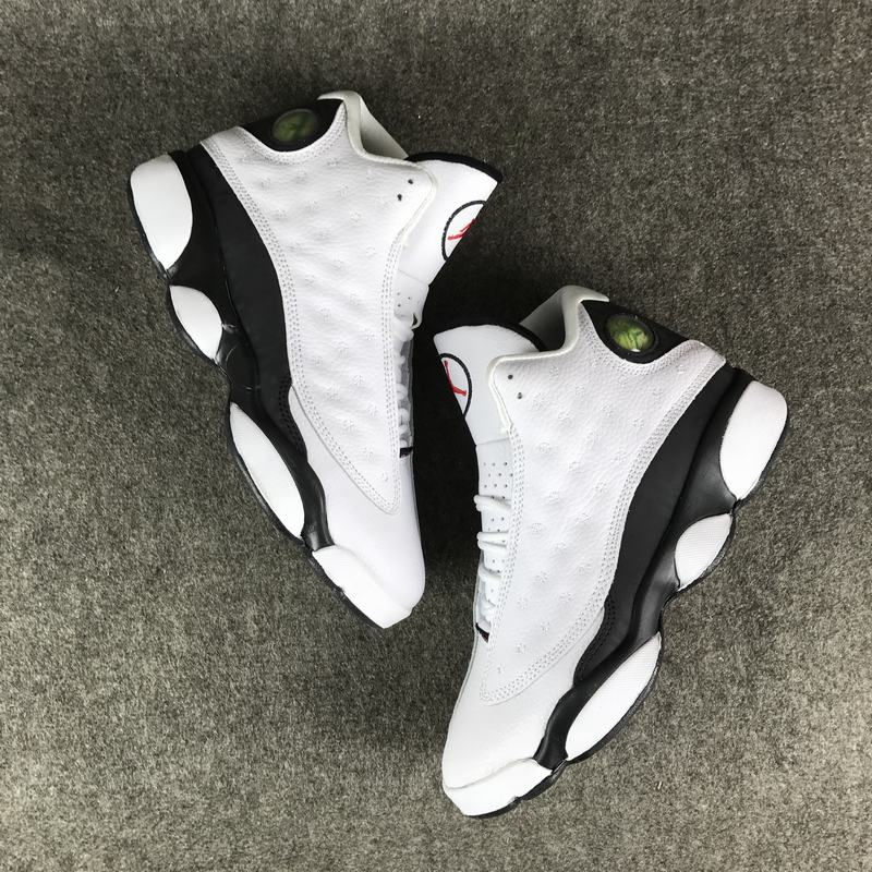 Air Jordan 13 Love & Respect White Black Shoes - Click Image to Close